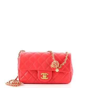 Best Replica Chanel Pearl Crush Flap Bag Quilted Lambskin Mini - Colareps