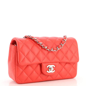 Best Replica Chanel Classic Single Flap Bag Quilted Lambskin Mini - Colareps
