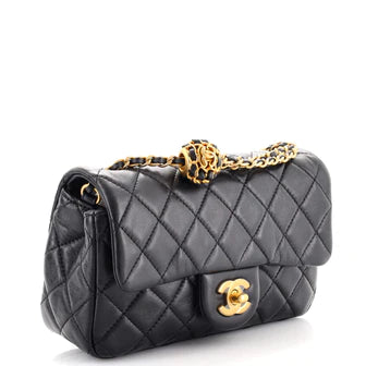 Best Replica Chanel Pearl Crush Flap Bag Quilted Lambskin Mini - Colareps