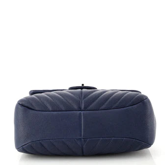 Best Replica Chanel Puffy CC Flap Bag Chevron Caviar Large - Colareps