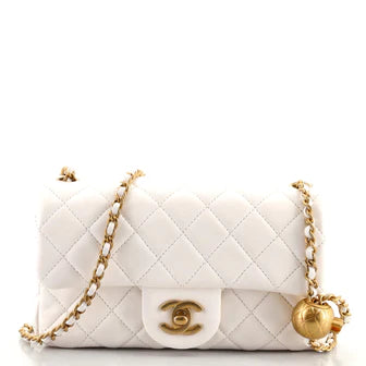 Best Replica Chanel Pearl Crush Flap Bag Quilted Lambskin Mini - Colareps
