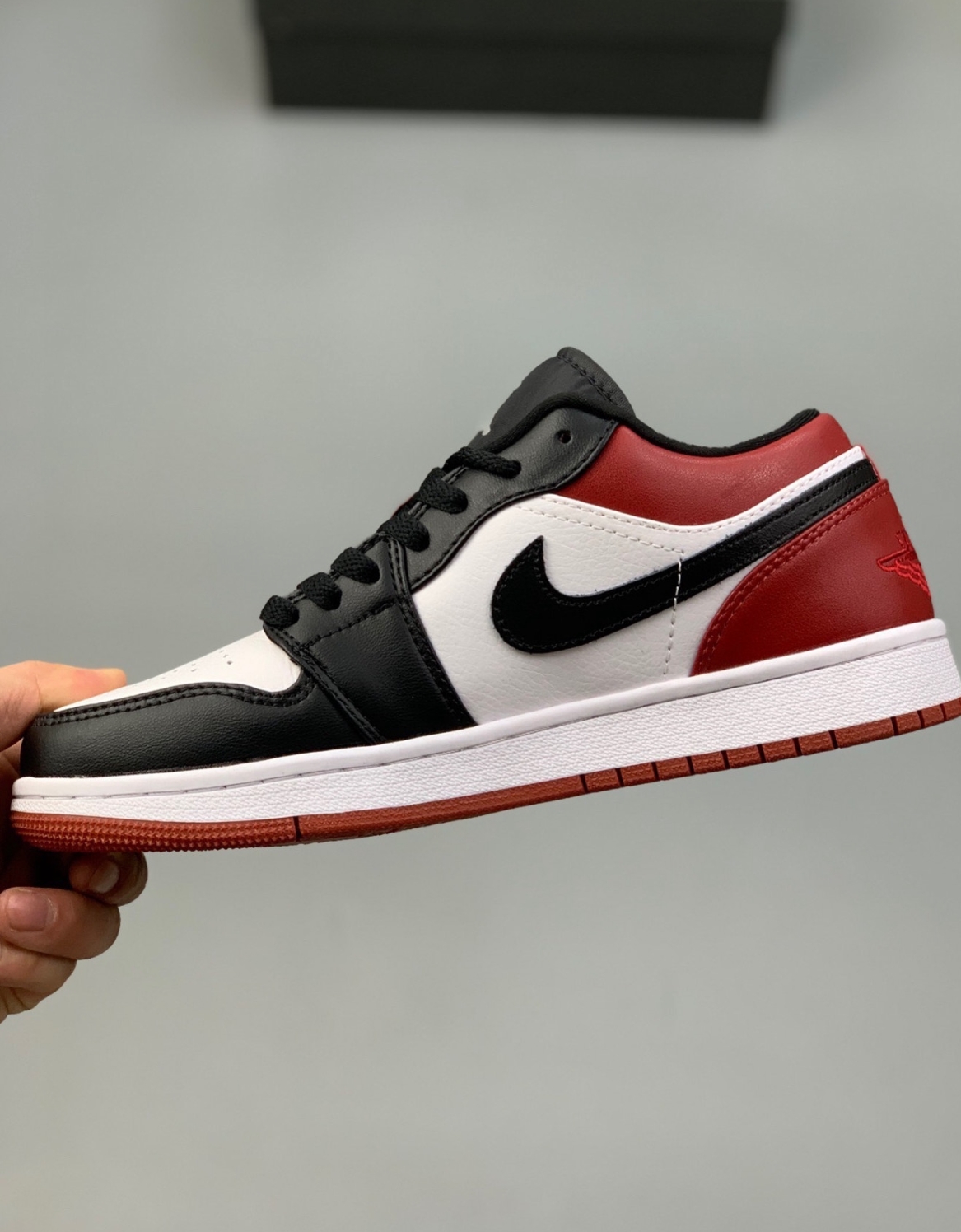 Best Replica Air Jordan 1 Low Retro Red Toe - Colareps