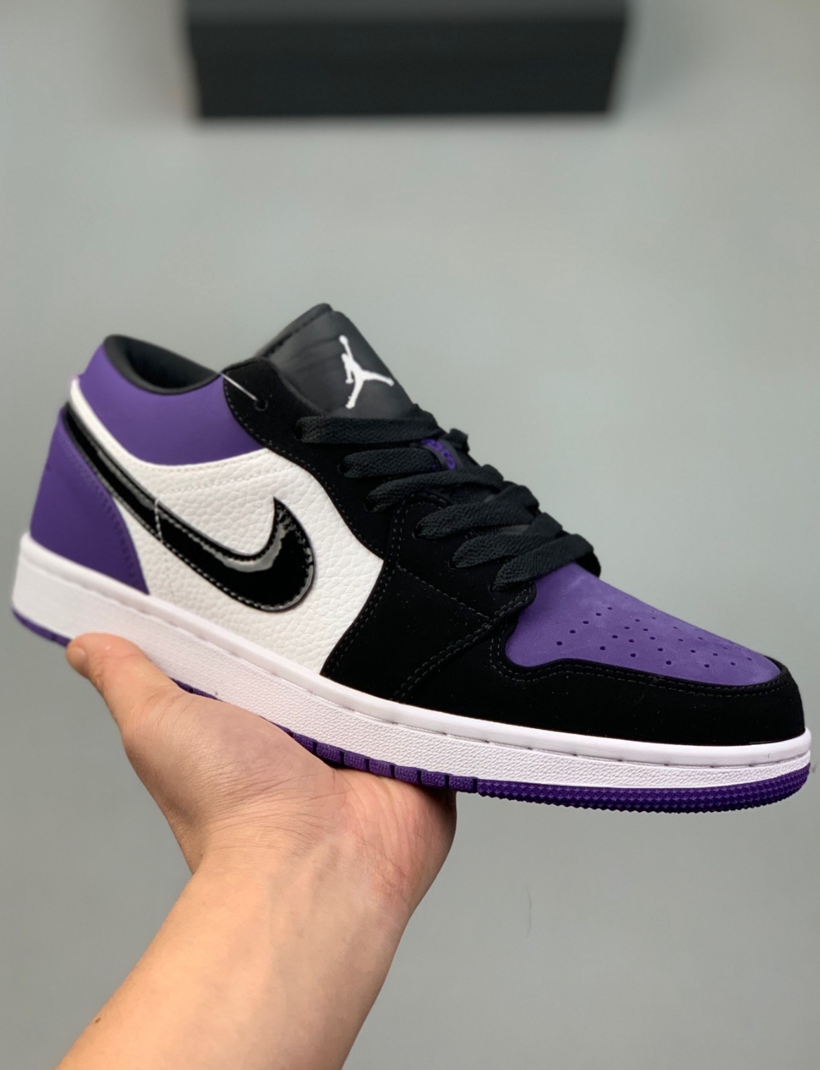 Best Replica Air Jordan 1 Low GS “Court Purple” - Colareps