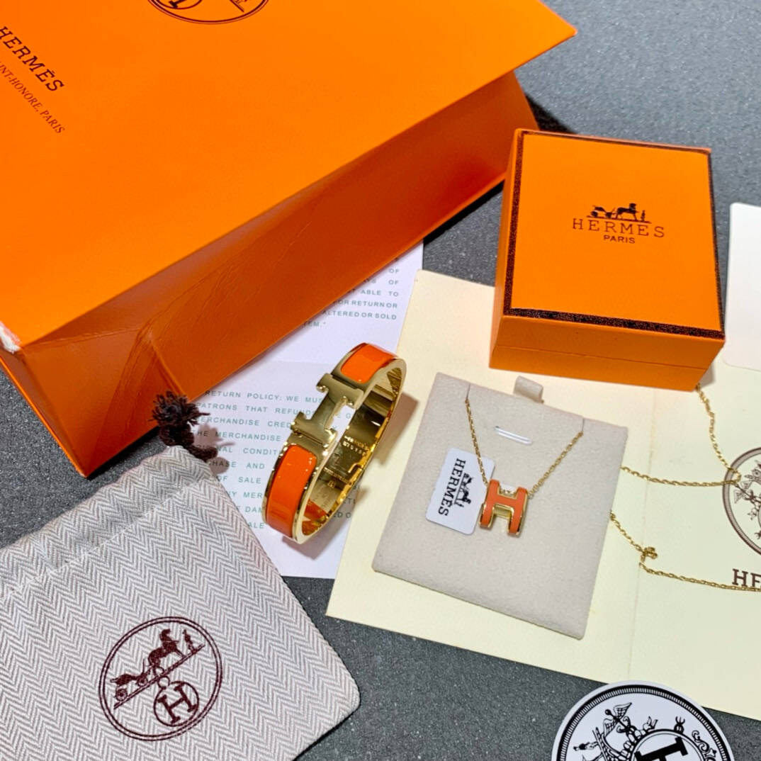 Best Replica Hermès bracelet orange gold - Colareps