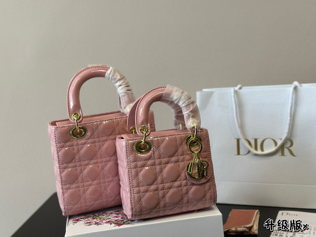 Best Replica Dior patent leather Princess Diana bag - Colareps