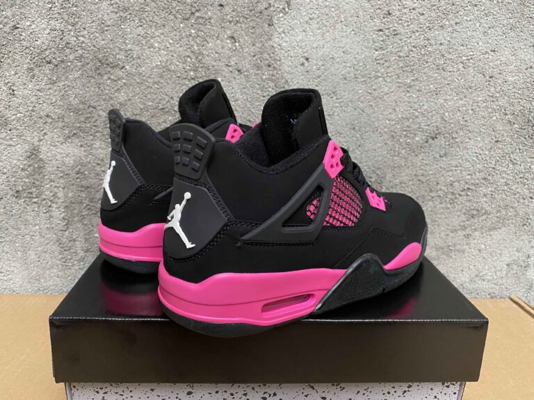 Best Replica Air Jordan 4 Pink Thunder Sneakers For Men And Women - Colareps