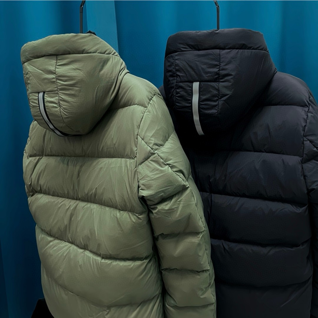 Best Replica Canada🦢Canada Goose hooded reflective stripe down jacket - Colareps