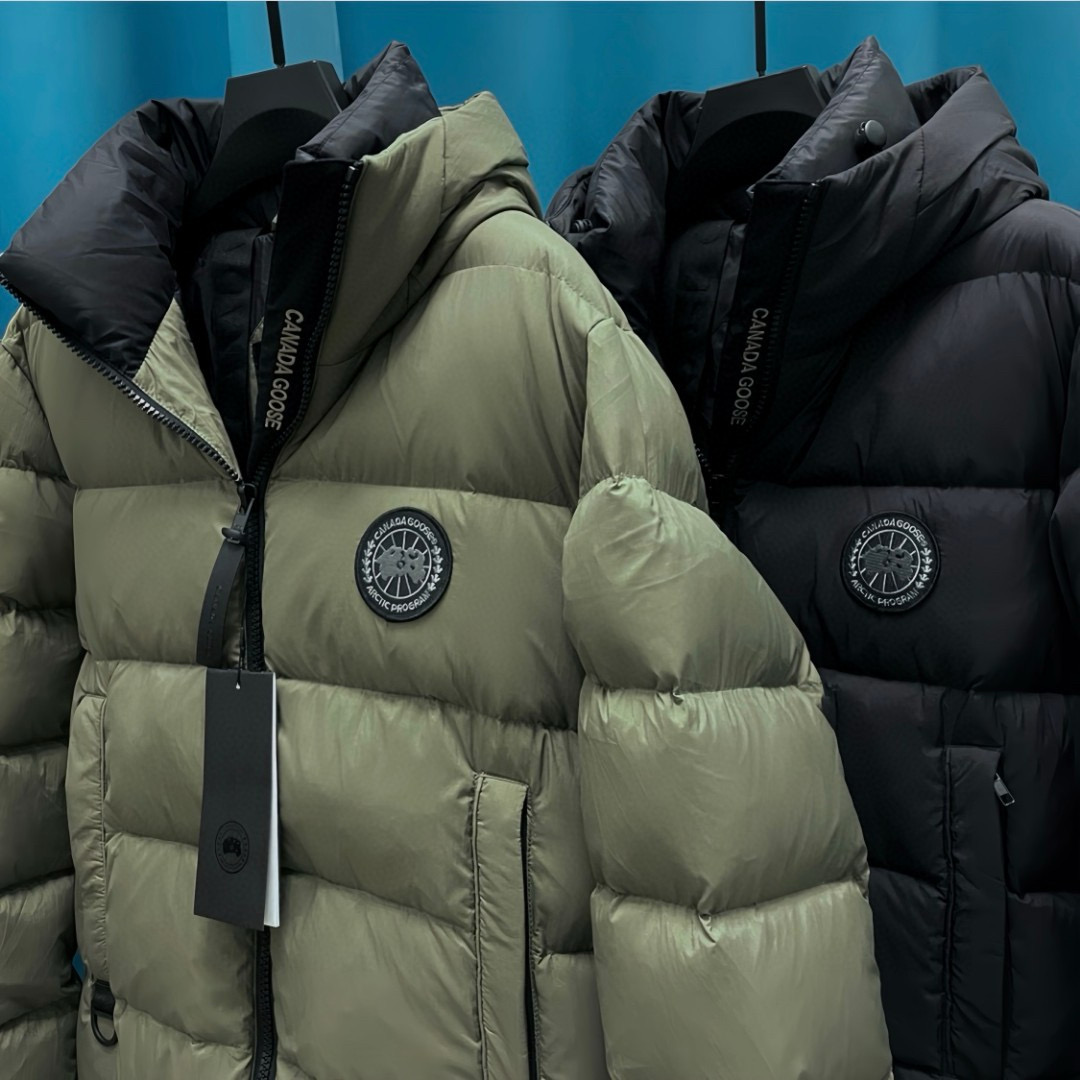 Best Replica Canada🦢Canada Goose hooded reflective stripe down jacket - Colareps