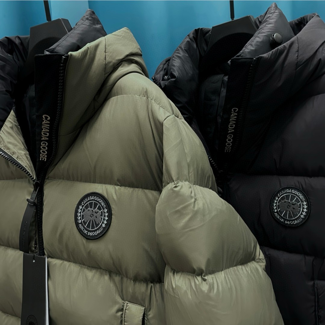 Best Replica Canada🦢Canada Goose hooded reflective stripe down jacket - Colareps