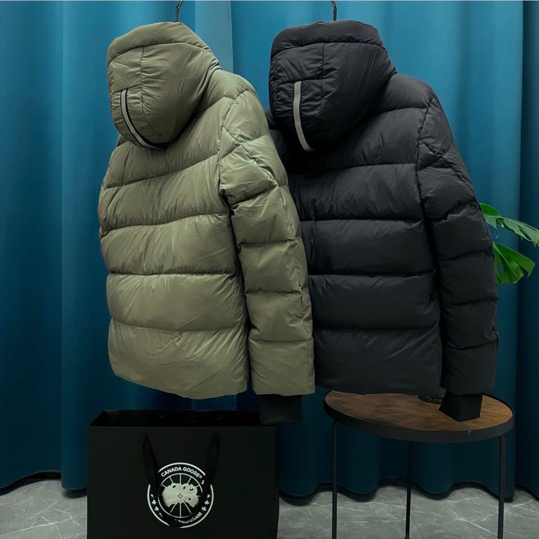 Best Replica Canada🦢Canada Goose hooded reflective stripe down jacket - Colareps