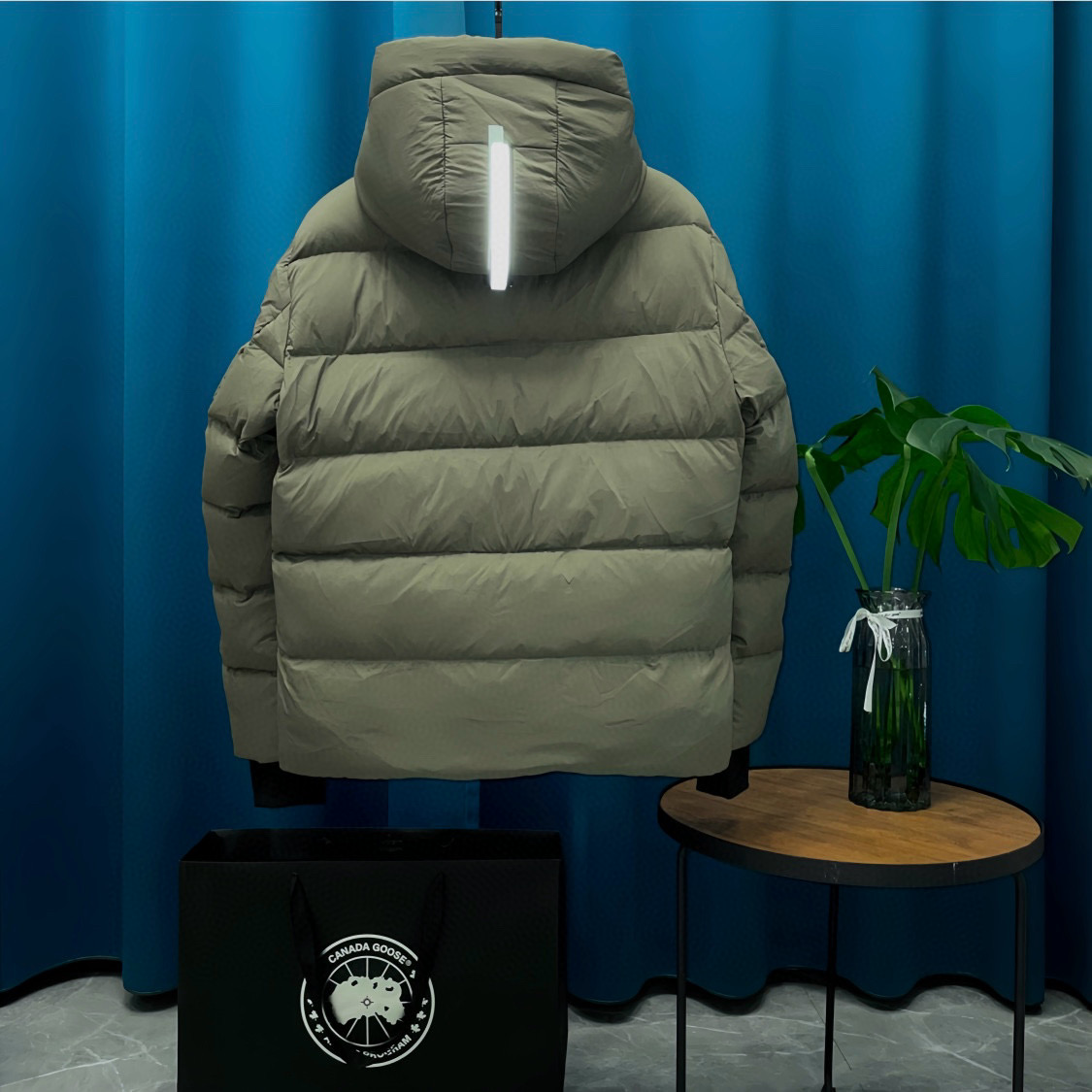 Best Replica Canada🦢Canada Goose hooded reflective stripe down jacket - Colareps