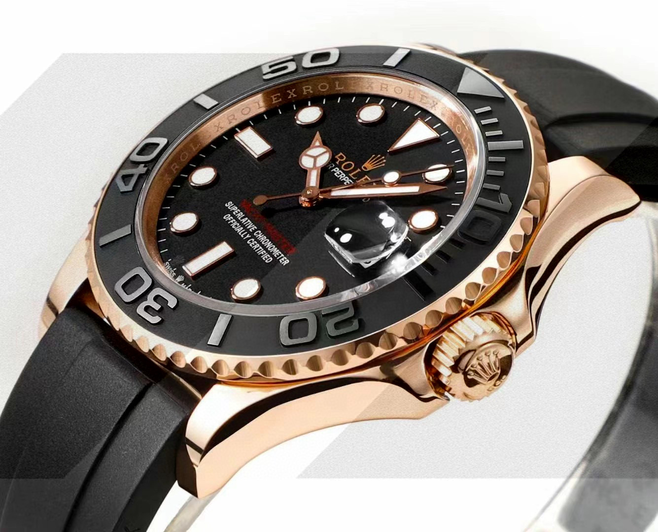 Best Replica VS factory replica Rolex Yacht-Master M226659-0002 1:1 best replica black dial Swiss ETA3235 - Colareps