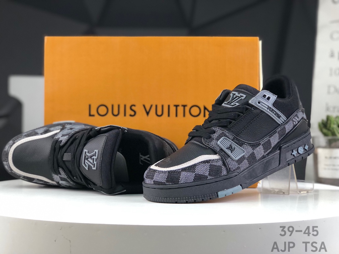 Best Replica New Louis Vuitton Trainer Sneaker Low - Colareps