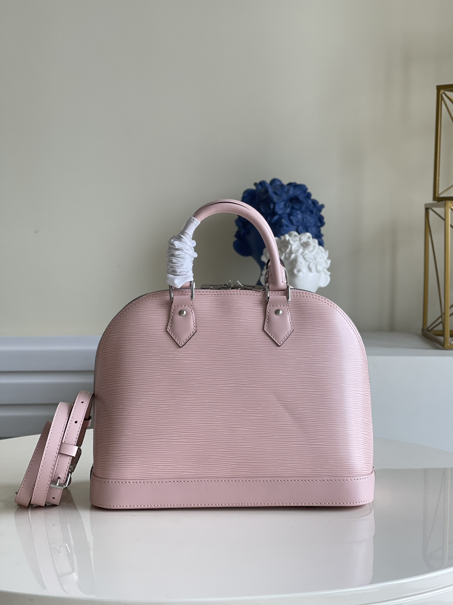 Best Replica Top original M40862 pink ALMA small handbag rep - Colareps