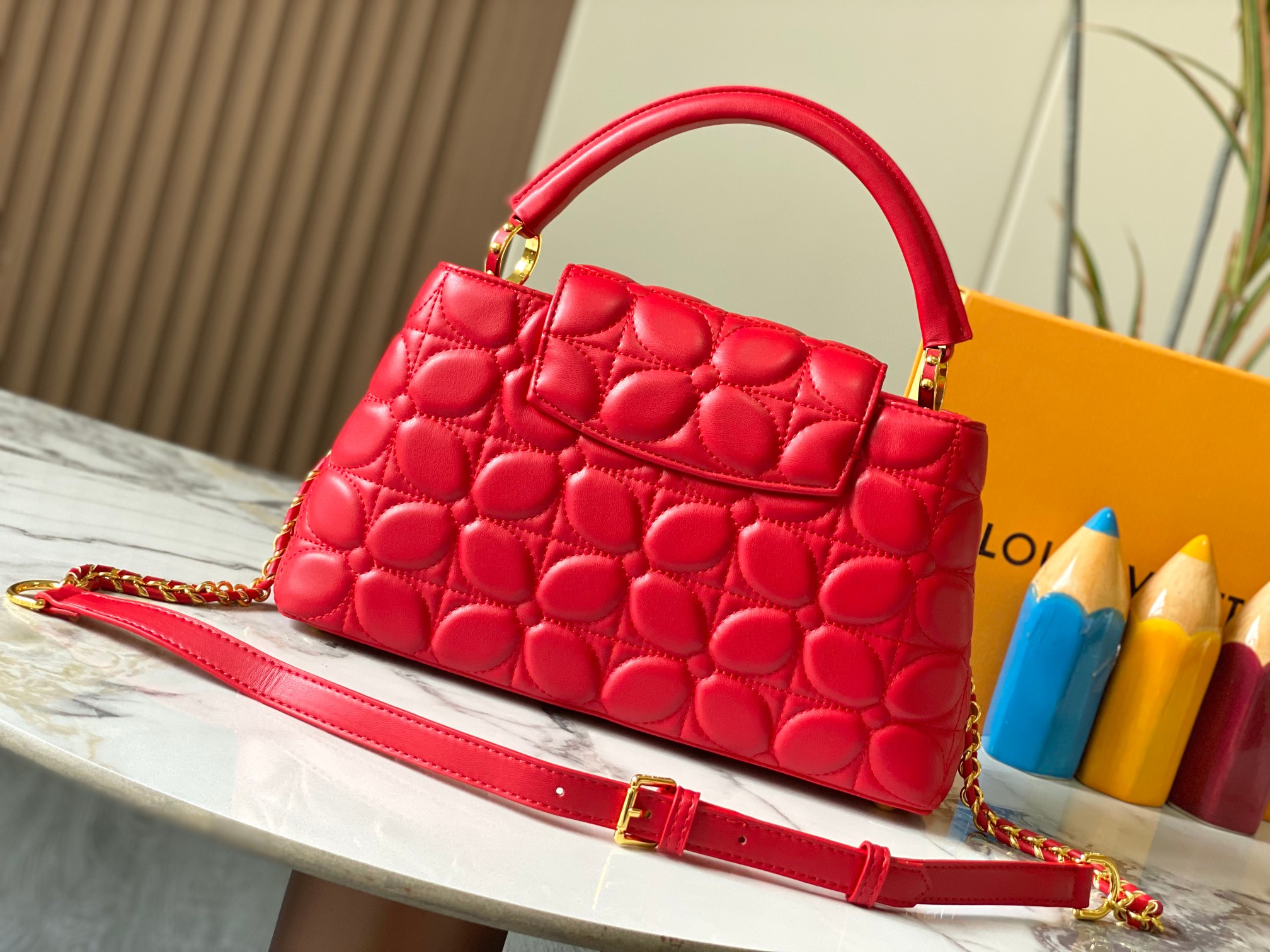 Best Replica Louis Vuitton Monogram Red Handbag Replica - Colareps