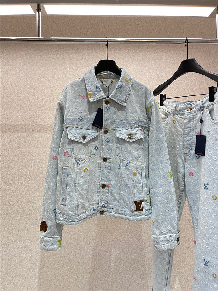 Best Replica 2024SS LV JacketJeans Top Version - Colareps