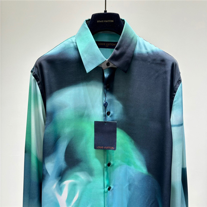 Best Replica 2023fw LV Silk Shirt Top Version - Colareps