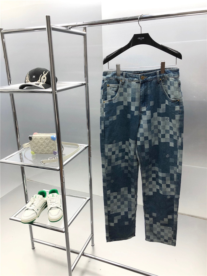 Best Replica 2023SS LV Jeans Top Version - Colareps