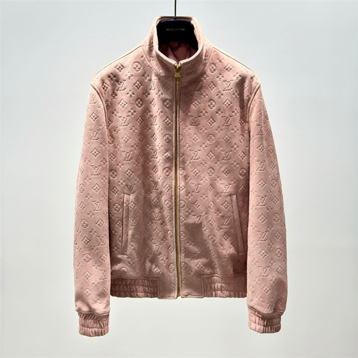 Best Replica 2024fw LV Leather Jacket Top Version - Colareps