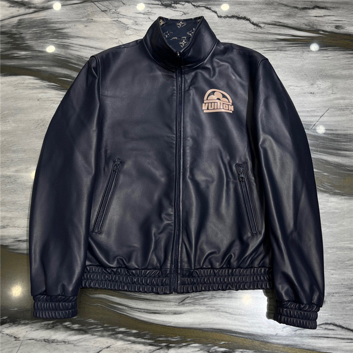 Best Replica 2023fw LV Real Leather Jacket Top Version - Colareps