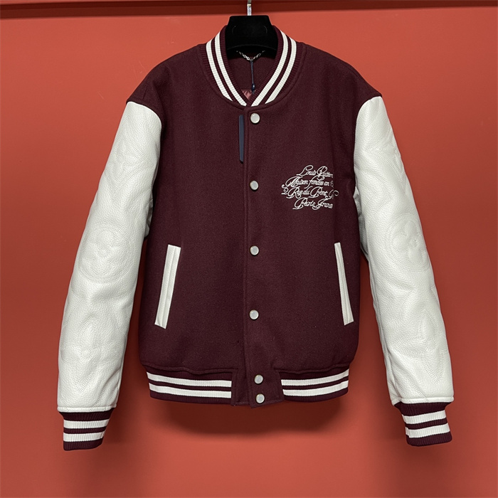 Best Replica 2024fw LV Real Leather Jacket Top Version - Colareps