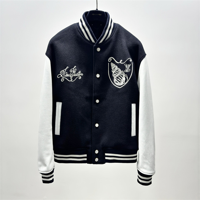 Best Replica 2024fw LV Real Leather Jacket Top Version - Colareps
