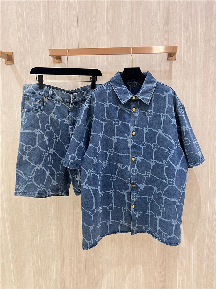 Best Replica 2024SS LV ShirtPants Top Version - Colareps