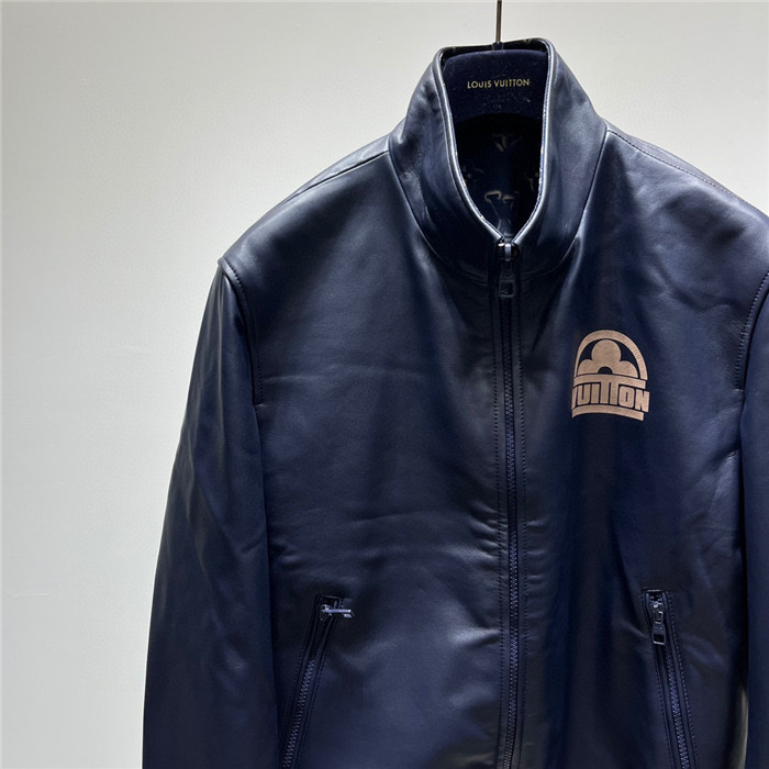 Best Replica 2023fw LV Real Leather Jacket Top Version - Colareps