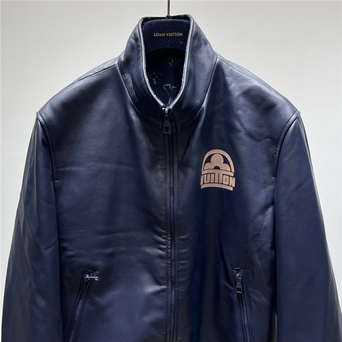 Best Replica 2023fw LV Real Leather Jacket Top Version - Colareps