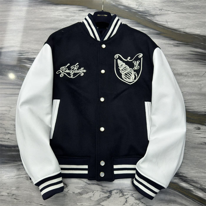 Best Replica 2024fw LV Real Leather Jacket Top Version - Colareps
