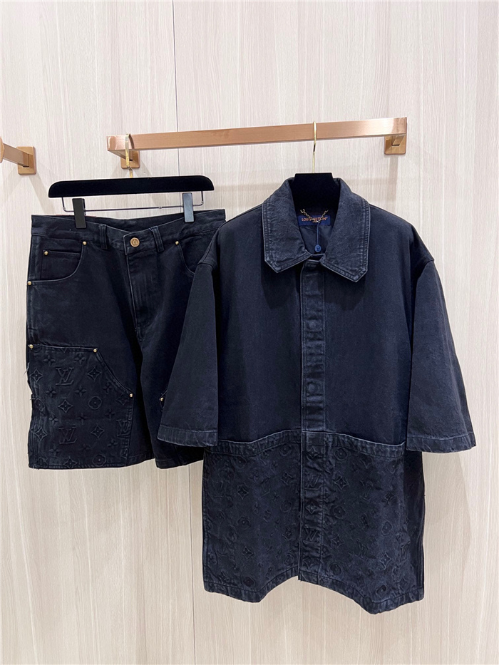 Best Replica 2024SS LV ShirtShorts Top Version - Colareps
