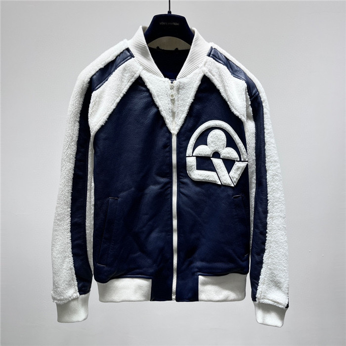 Best Replica LV Real Leather Jacket Top Version - Colareps