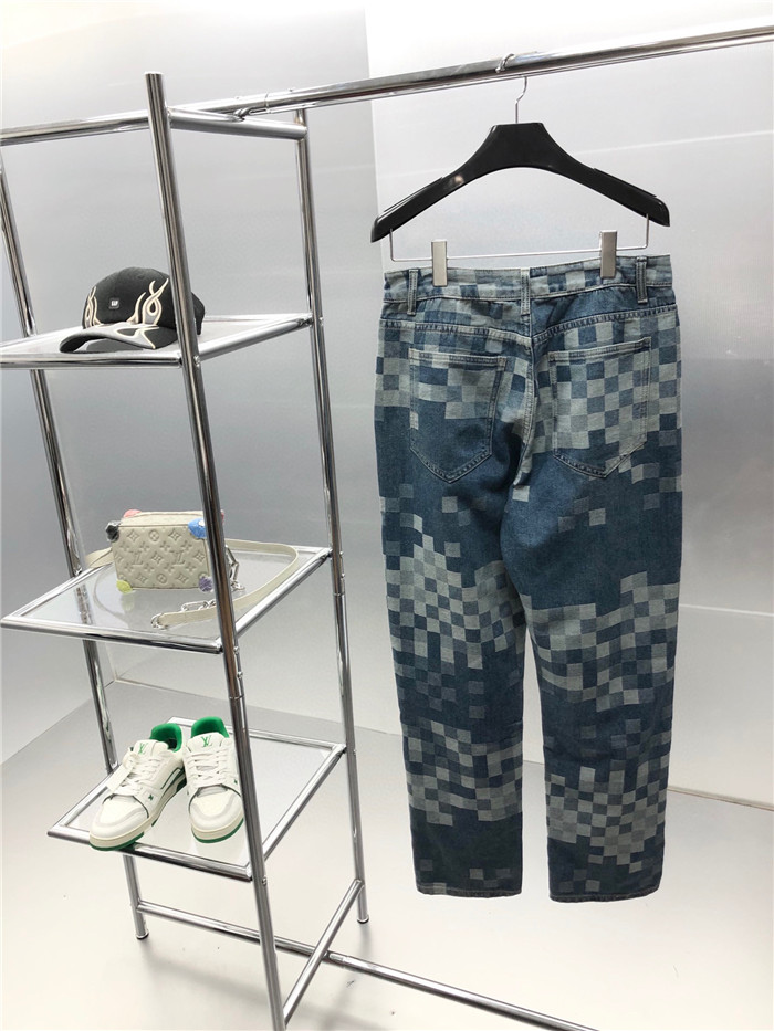 Best Replica 2023SS LV Jeans Top Version - Colareps