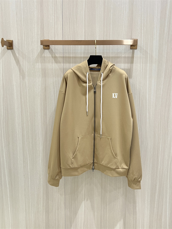 Best Replica 2024fw LV Zipper Hoodie Top Version - Colareps