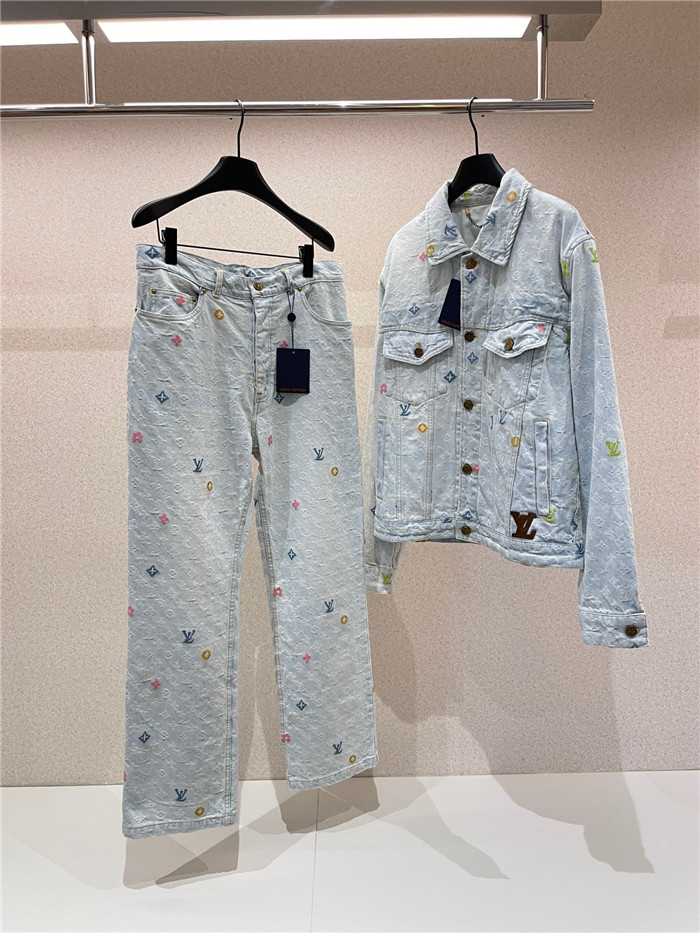 Best Replica 2024SS LV JacketJeans Top Version - Colareps