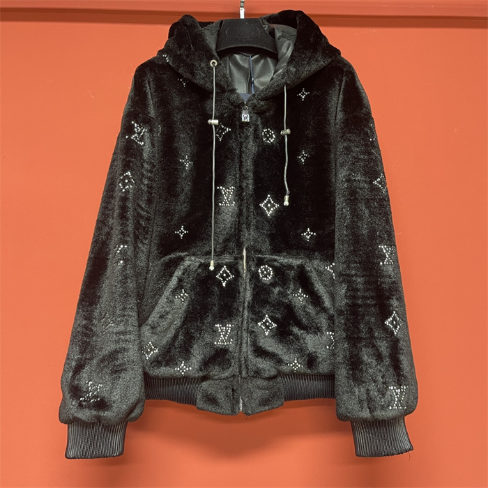 Best Replica 2024fw LV Real Leather Jacket Top Version - Colareps
