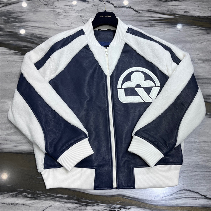 Best Replica LV Real Leather Jacket Top Version - Colareps