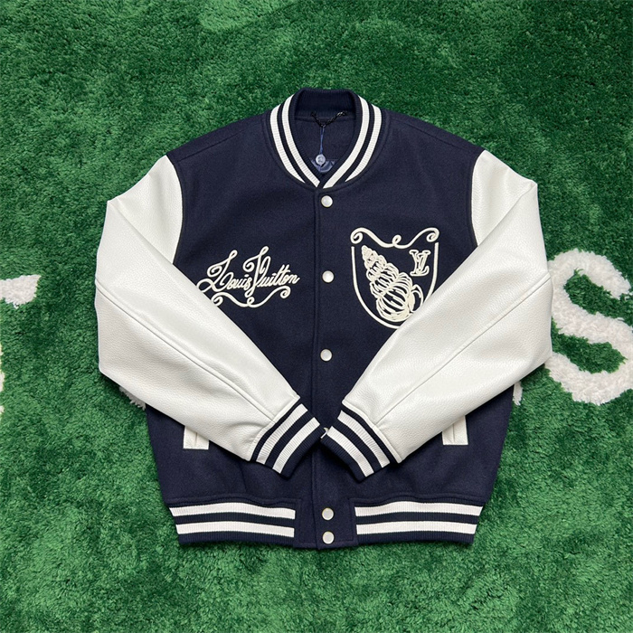 Best Replica 2024fw LV Leather Jacket Top Version - Colareps