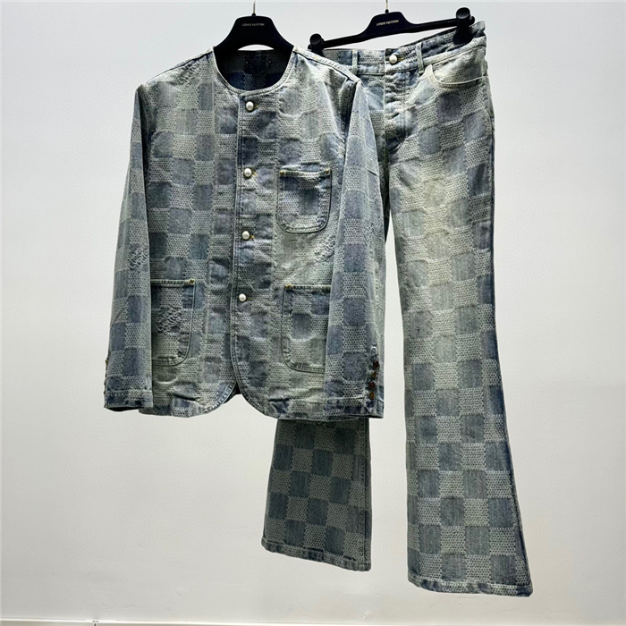 Best Replica 2024SS LV JacketJeans Top Version - Colareps