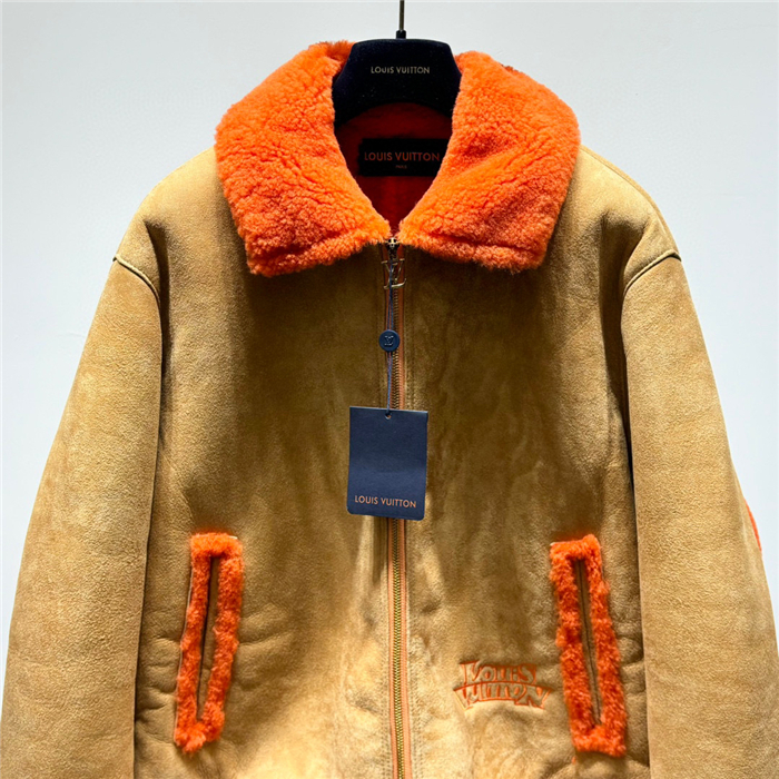 Best Replica 2023fw LV Real Leather Jacket Top Version - Colareps