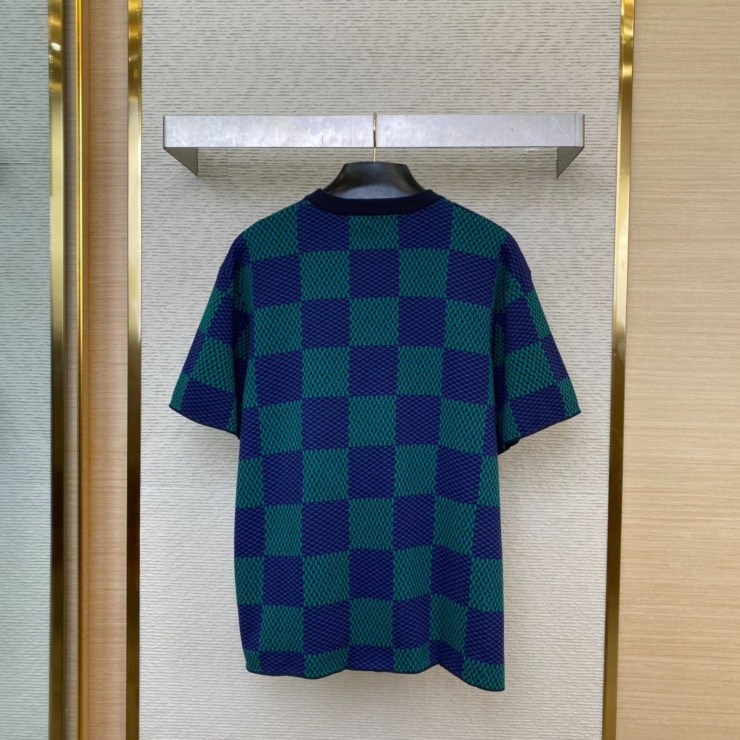 Best Replica Louis Vuitton checkered short sleeve - Colareps