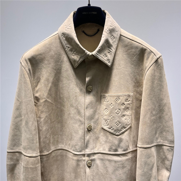 Best Replica 2023fw LV Real Leather Jacket Top Version - Colareps