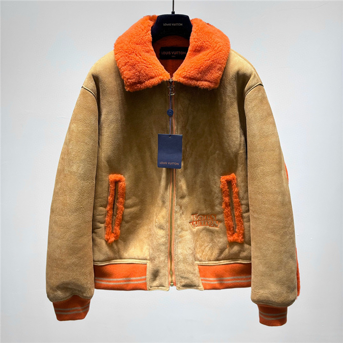 Best Replica 2023fw LV Real Leather Jacket Top Version - Colareps