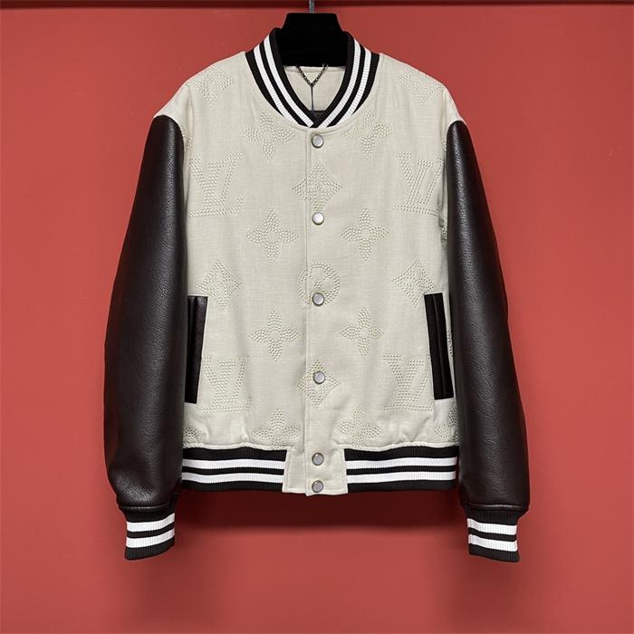 Best Replica 2024fw LV Real Leather Jacket Top Version - Colareps