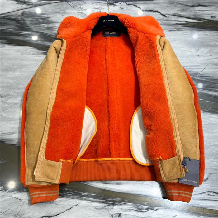 Best Replica 2023fw LV Real Leather Jacket Top Version - Colareps