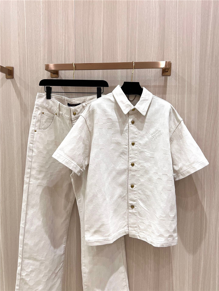 Best Replica 2024SS LV ShirtPants Top Version - Colareps