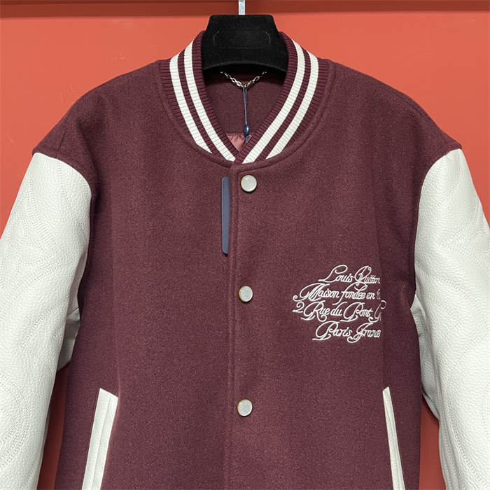 Best Replica 2024fw LV Real Leather Jacket Top Version - Colareps