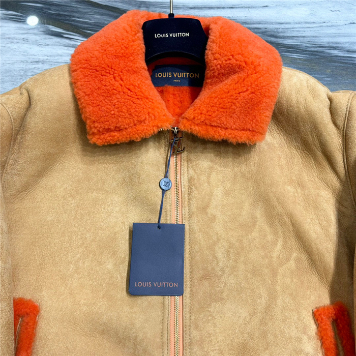 Best Replica 2023fw LV Real Leather Jacket Top Version - Colareps