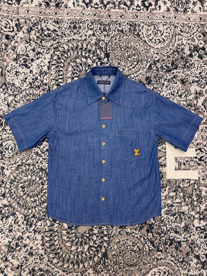 Best Replica 2024SS LV ShirtShorts Top Version - Colareps