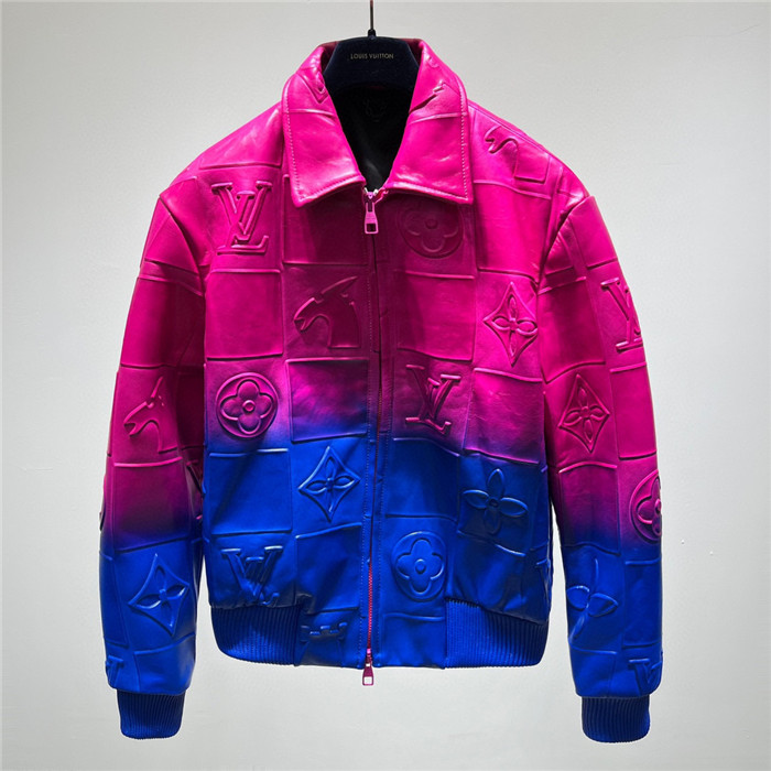 Best Replica 2023fw LV Real Leather Jacket Top Version - Colareps